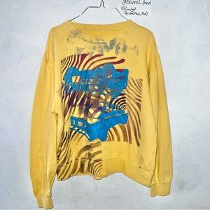 1 of 1 E30 Custom Psychedelic Abstract Art Crewneck Sweatshirt